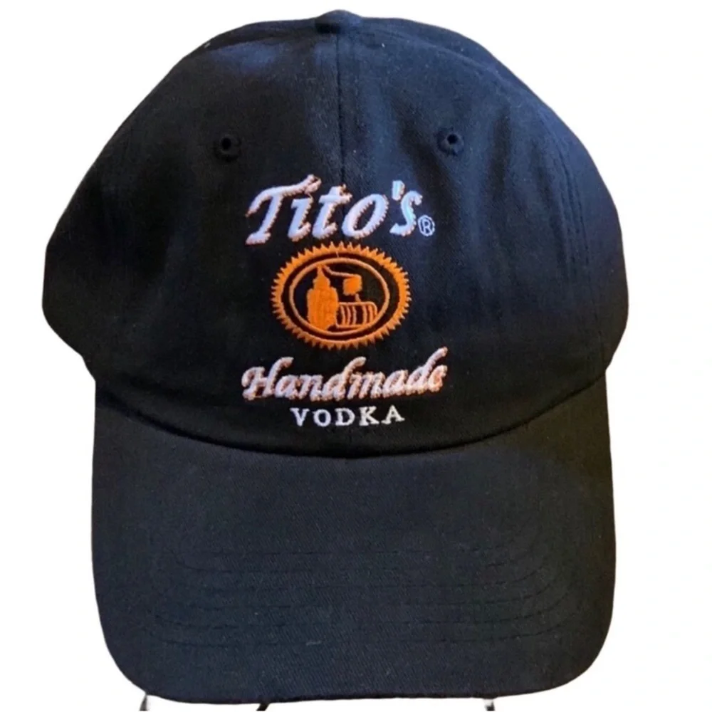 Tito’s Handmade Vodka black baseball cap New without tag